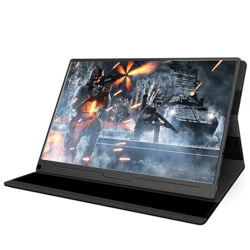 

12.5inch 1080P LCD screen IPS panel HD display Portable multifunctional gaming monitor, Black