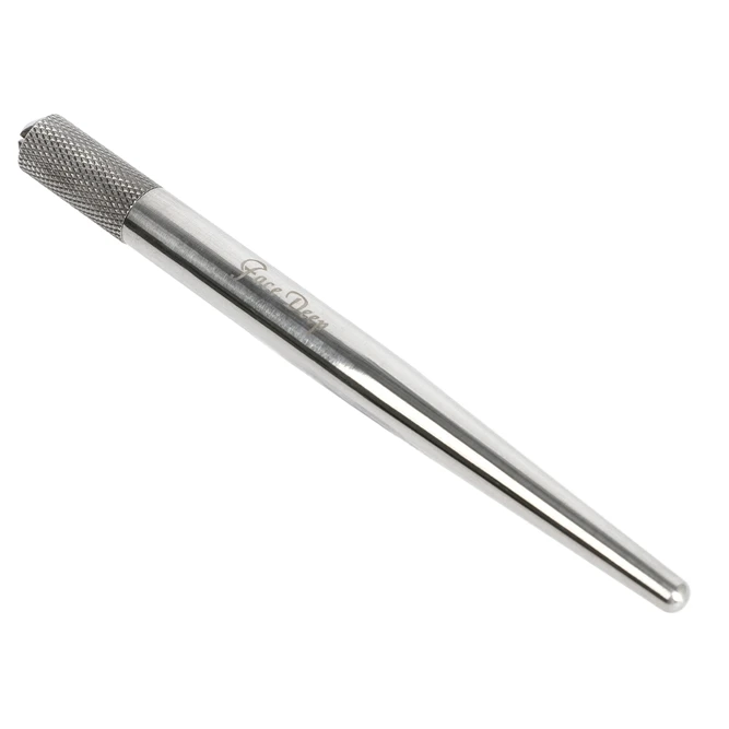 

Factory Supply Face Deep Stainless Steel Autoclave Universal Manual Holder Microblading Pen Laser Print Logo