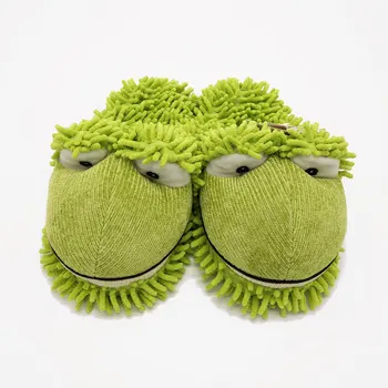 Fun Warm Cute Frog Slippers For Kids 