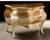 baroque bronze painted commode