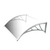 Safe and quiet Light transmission polycarbonate awning
