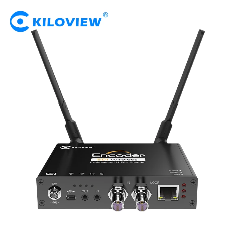 

Kiloview Wireless SDI to IP Video Encoder Converter, 4G Wifi Video Encoder