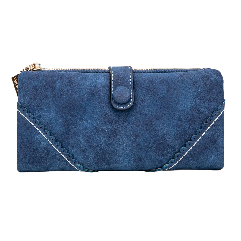 

MIYIN 2022 hot selling women wallet Long Retro ladies purse Multifunction wallet card holder cartera women's wallets, Available in 9 colors: blue, black, coffee, red, etc.