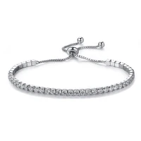 

Wholesale Adjustable AAA Zircon Diamond Tennis Bracelet For Women
