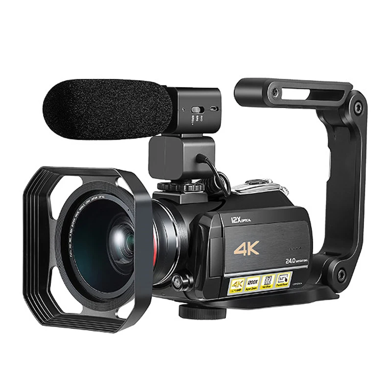 

Winait super 4k digital video camera with 3.0'' touch display 12 x optical zoom digital video camcorder