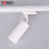 3 phase adaptor track rail spotlight ce dimmable led cob GU10 track light housing