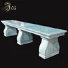 Customers' requirement natural outdoor garden carving marble bench for sale