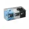 3-Compartment Hair Net/Beard Cover/Shoe Cover Acrylic Dispenser with Clear Lid