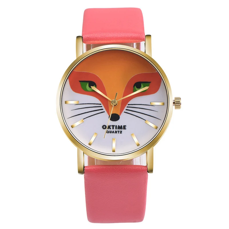 

WJ-6266 Fox Face Attractive Multicolor Vogue Cheap Female Wrist Watch