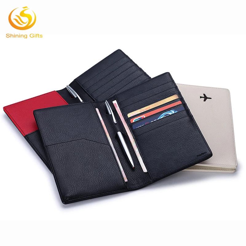Personalized Transportation Genuine Leather Passport Cover