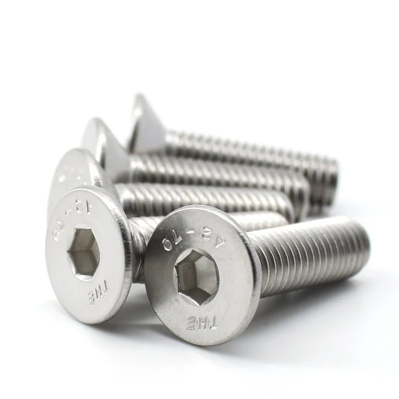 M7 Stainless Steel Hex Socket Countersunk Head Cap Screw Buy Hex