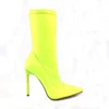 wholesale new fashion iridescent colorful ladies boots new high heel women boots