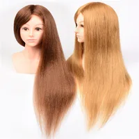 

Alibaba wholesale cheap made in china 24 inches fashion color high temperature fiber hair styling training mannequin head
