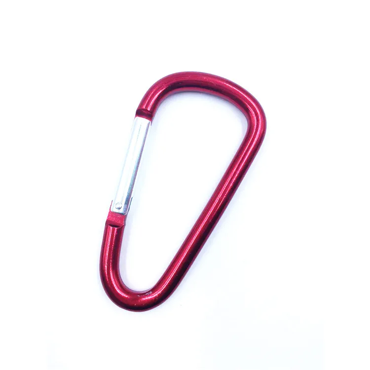 Wholesale Aluminum Hook Customizable Carabiner Colorful Mini Clip for Bags, Keychain