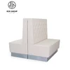 Commercial Restaurant White Two Sides Booth Seating