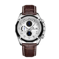 

Megir 2015 Fashion Mens Wristwatch Famous Brand Chronograph Quartz Business Watch