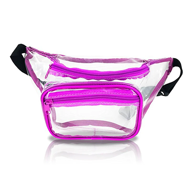 Custom Print Waterproof Clear Transparent Pvc Fanny Pack Waist Bag ...