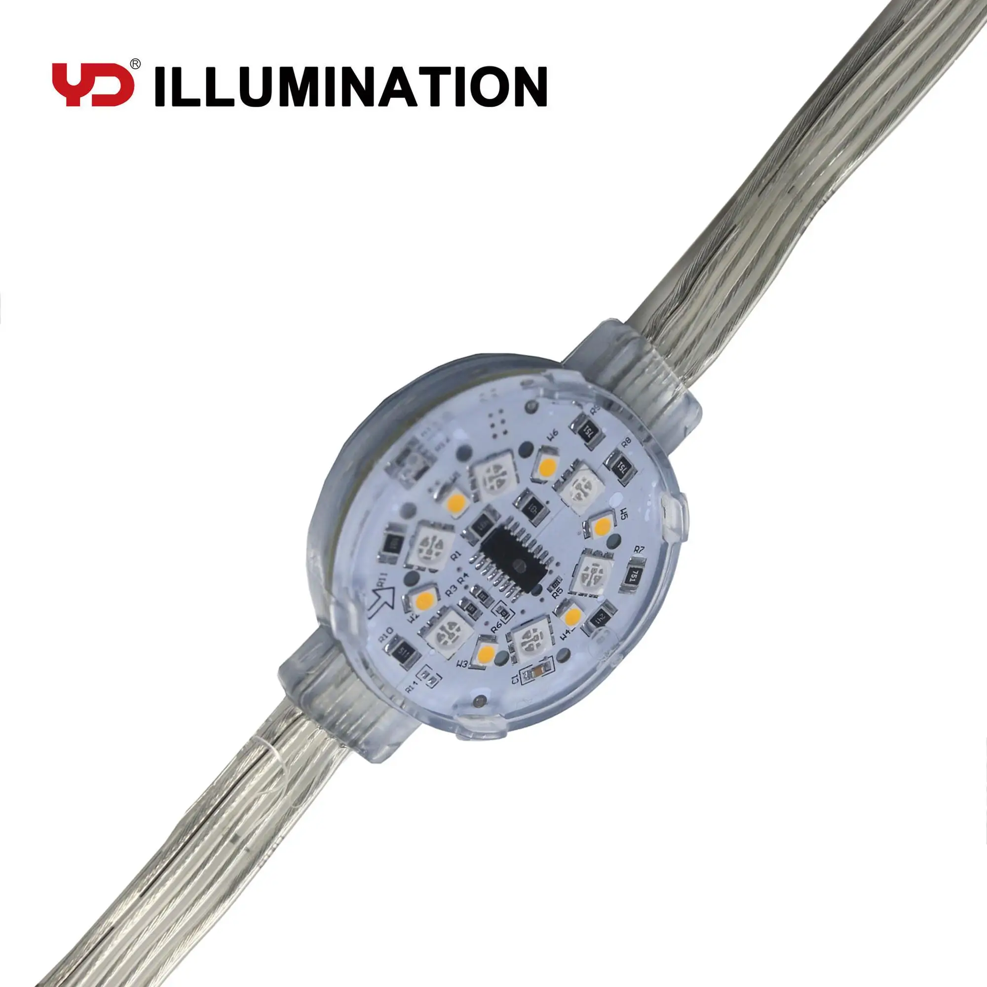 
led underwater point lights rgb led pixel lights tls3001 for bridge lighting 