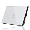 works with amazon alexa google home EU US Standard Electronic Touch Light Switch Smart WiFi touch Wall Switch