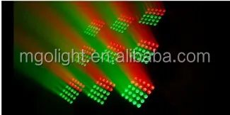 Battery operated Led 25pcs*12w RGBW matrix moving head disco light