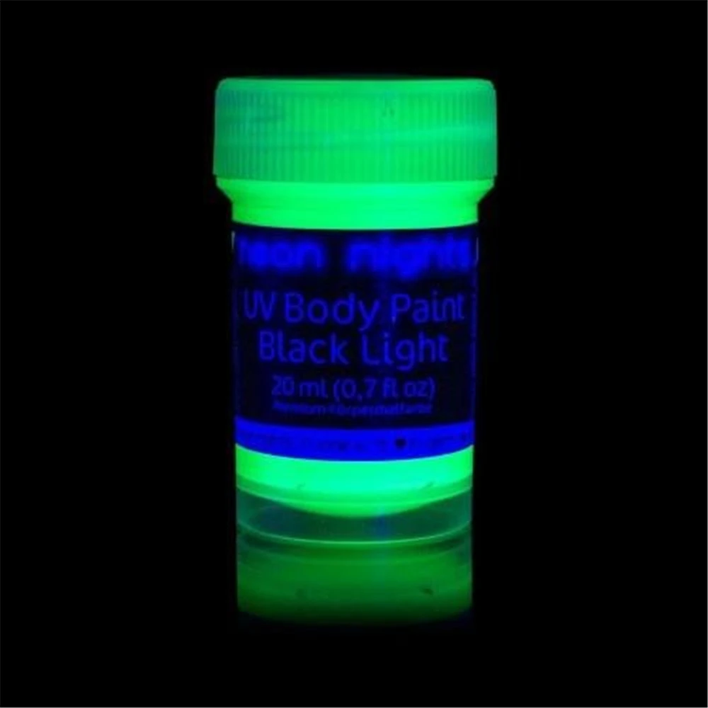 Unsichtbare Uv | UV | Schwarz Licht | Fluorescent Glow Farbe-Set von 8 stücke