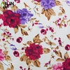 High quality 100% polyester woven wool peach/wool chiffon disperse print fabric