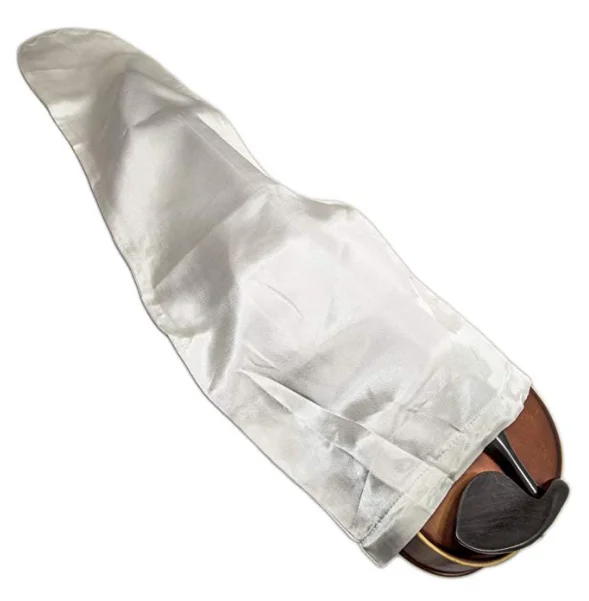 

Hand Made Satin Fabric Violin Bag Full Size Plain White Color