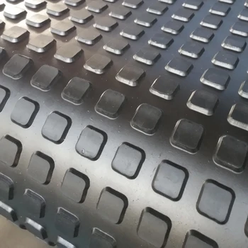Factory Price Durable Rubber Floor Covering Small Squared Cow Mat