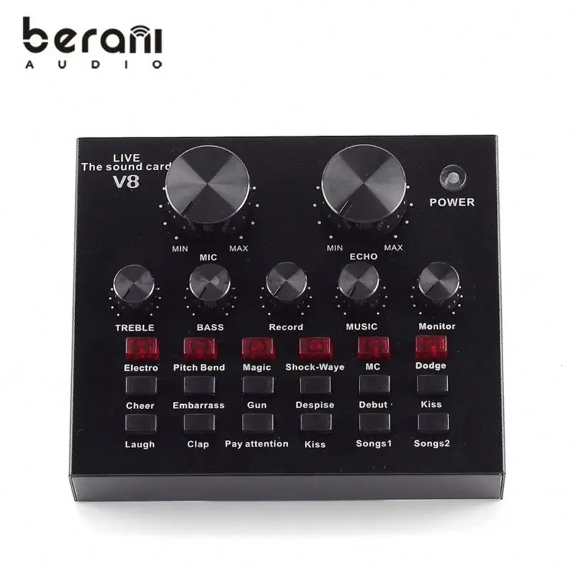 

Berani V8 Usb 3.0 Sound Card, Black