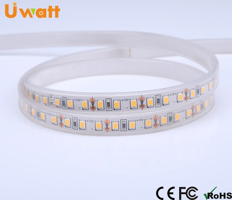 Warm White Cold White Striscia DC12V 120 LEDs/m 2835 IP65 Flexible LED Stripe With Outdoor