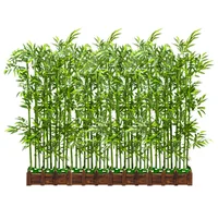 

Factory Wholesale 3M Outdoor Fence Decoration Bamboo Leaves Artificial Plant Tree