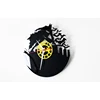 Creative Retro Cd Vinyl Record Wall Clock Classic Bat Clock Wall Silent Clock