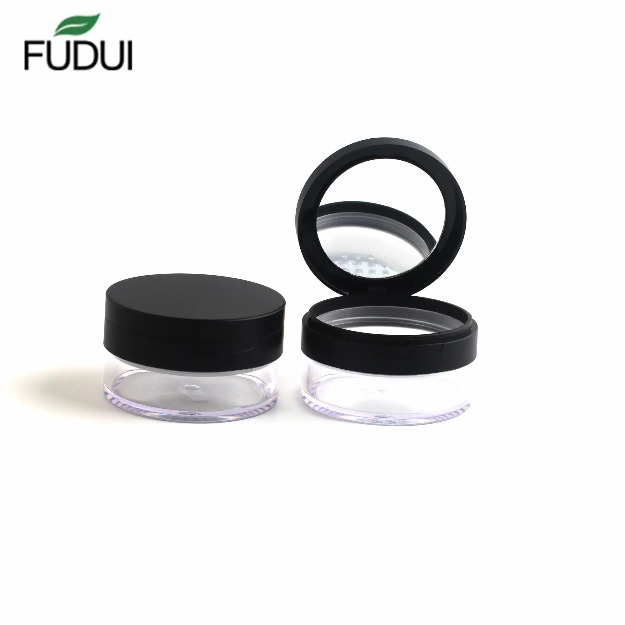 FUDUI brand China Alibaba empty cosmetic powder case Packaging Boxes controlled plastic loose compact powder