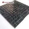 8MM black color mosaic wall tiles with good quality /2019 beautiful design mosaic tile