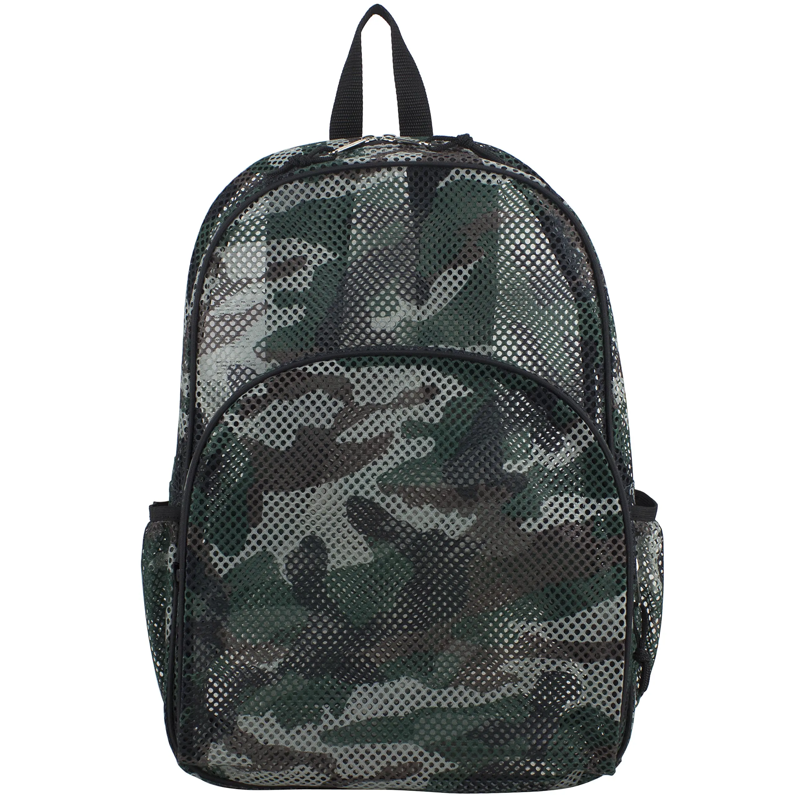 

Printed Camo Outdoor Daily Student Mesh Backpack with Padded Shoulder Straps