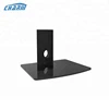 DVD wall mount shelf bracket, with high quality black tempered glass dvd wall bracket