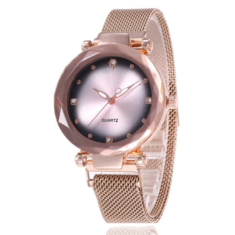 New Design TW100 Top Luxury Women Watch Magnet Buckle Milan Mesh Strap Diamond Fancy Female Wristwatch