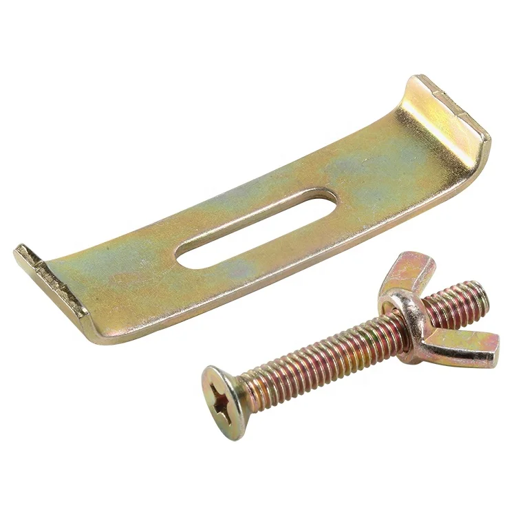 Zinc Plated Mounting Shelf Bracket Undermount Sink Installation Clips