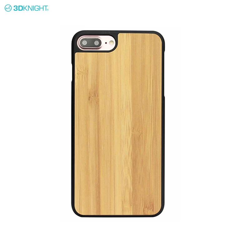 

100% Natural Real Wood Bamboo PC Hard Case Cover for iPhone 7, Original wood/bamboo colors for option