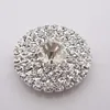 Free Shipping Wholesale 60pcs/lot 28mm Rhinestone Flatback Button For Hair Flower Wedding Invitation YMBT02023