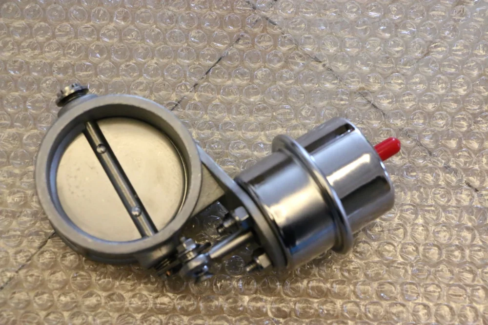 2.5" Titanium Exhaust Valve Normally Closed With Vacuum Open Buy