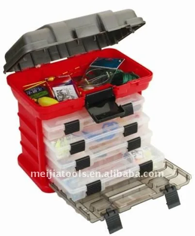 MEIJIA Outdoor Fishing Tackle Boxes Plastic Box Plastic Storage Organizer Box 
