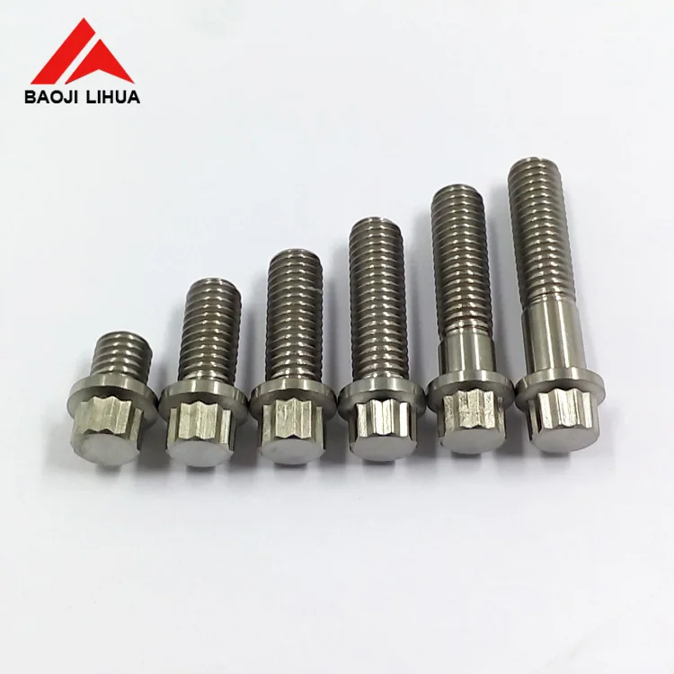 M7 rims bolts ,12 points titanium flange bolts for automobile