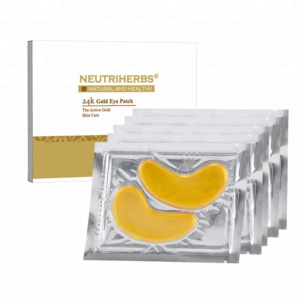 

100% Pure Nature Deep Tissue Rejuvenation Nourishing Hydrogel 24K Gold Foil Eye Patch