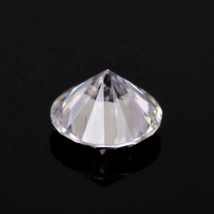 4.65 CT Natural White Cubic Zircon 9 MM Best Quality Beautiful Gemstone L17 