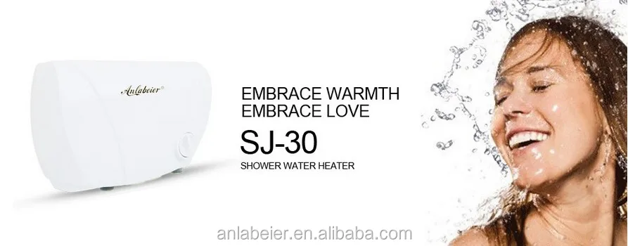 Shower bathroom flash heat battery powered water heater for shower and kitchen 