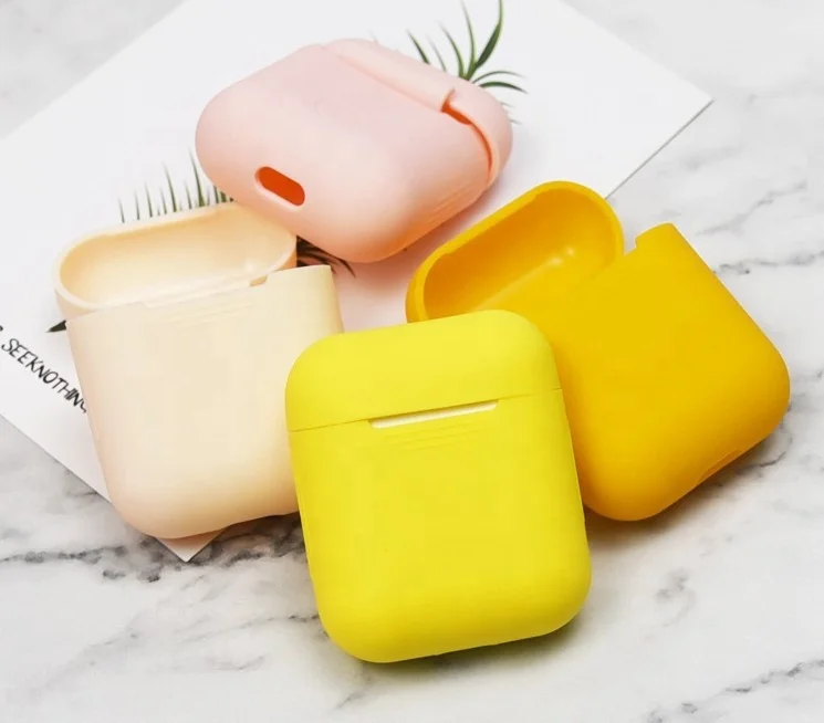 

Customized Silicone Earphone Cover Case For Air pods Waterproof Reusable Wireless Air pods Case Silicone Cover, Custom color