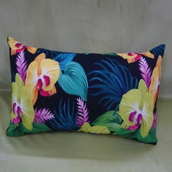 Hot Sale Tropical Palm Leaf Large Flower Printed Polyester Throw