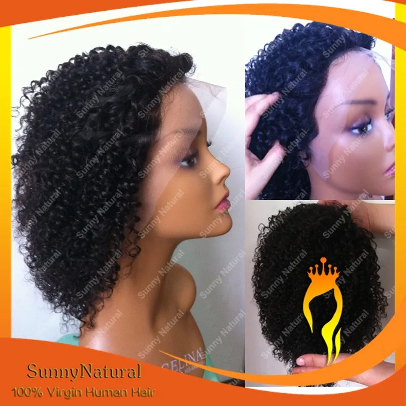 

100% brazilian bob lace wig human hair curl natural color short bob lace front wig on hot-selling short bob wigs for black women, N/a