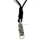 Hot sale Antique silver mezuzah pendant necklace with velure chain jewelry